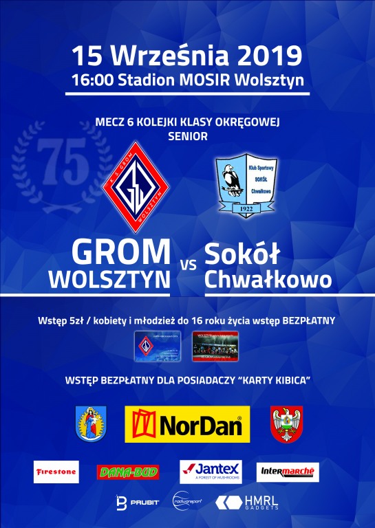 KS GROM WOLSZTYN - Sok Chwakowo 